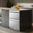 24" Beverage Refrigerator Double Drawer 180 Cans Built-In Stainless Steel Beer Cooler Fridge with Silent Slide 2 Compartment Organizer