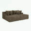 Canapé avec coussin moelleux et coussins-1019872447