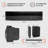 Sharper Image Profile Window Fan With 3 Speeds, Reversible Exhaust Mode, Weather Resistant-105225904