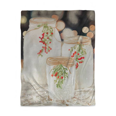 Rustic Twin Duvet Cover - Christmas Candles | Still Life Decor