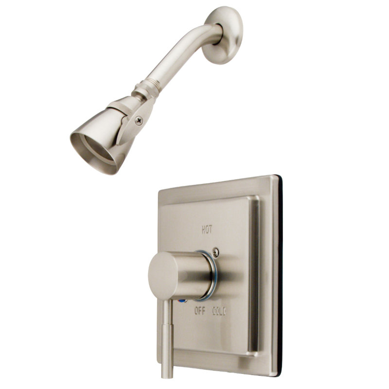 Kingston Brass Concord Single-Handle Pressure Balanced Shower Faucet, Brushed Nickel