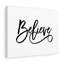 Believe 1 Piece Wrapped Canvas Wall Art-927887332