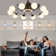 39.4" Bladeless Ceiling Fan with Remote and 10 lights