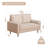 Velvet Lounge Sofa Seats 3, Highly Resilient And Comfortable Design, Comes With 2 Pillows, Suitable For A Variety Of Home Spaces-2030646557-2030646559