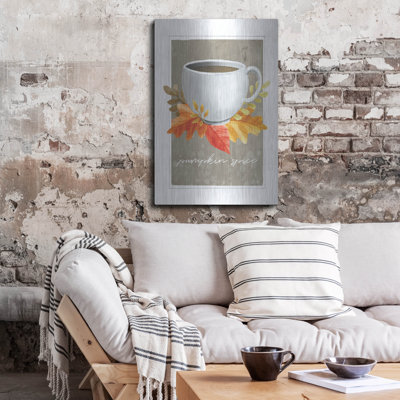 Luxe Metal Art 'Pumpkin Spice' By House Fenway, Me " Pumpkin Spice " by House Fenway