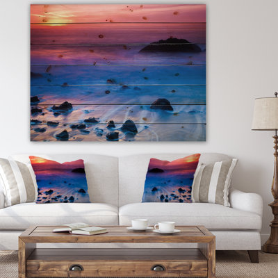 « brillante couleur rocky coast coast »-impression
