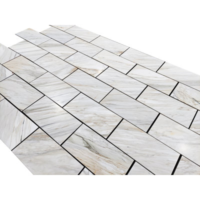 Calacatta Gold 12x24” Marble Tile (Polished)