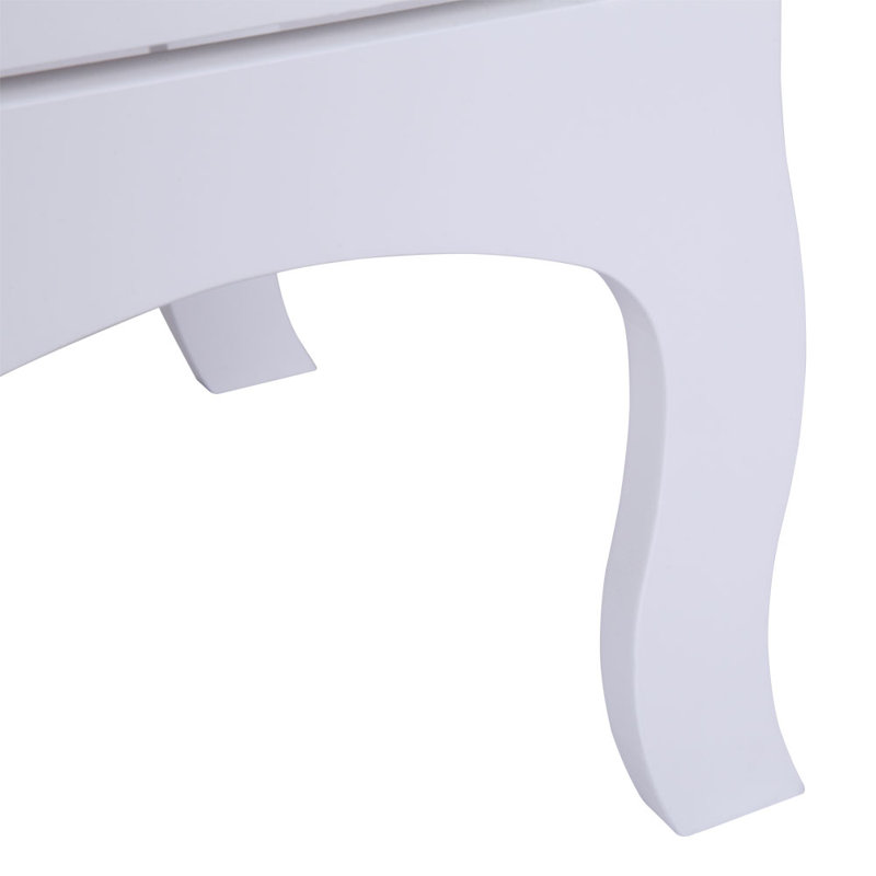 Kanosh 2 - Drawer End Table, White