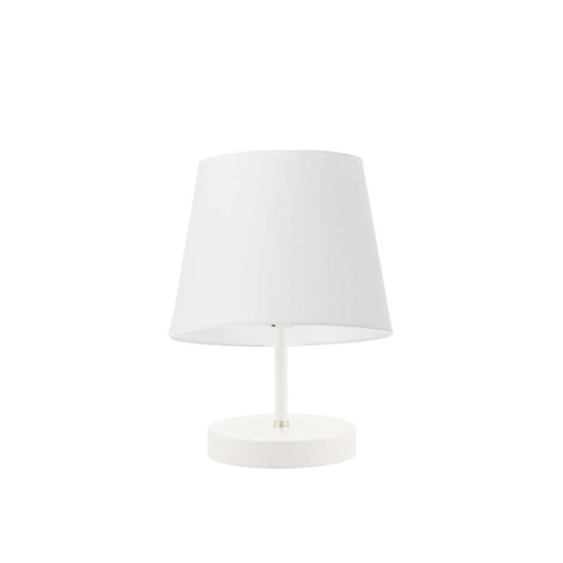 Deok Metal Table Lamp, White, White