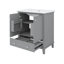 Meuble-lavabo 30 po avec lavabo et armoire de rangement multifonctionnelle avec portes et tiroir-950246520
