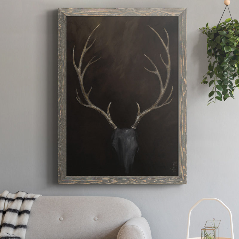«Fourche Buck», reproduction sur toile, Impression encadrée, H 43,5 po x l 31,5 po, Gris