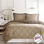 Édredon double / grand 3M - réversible, 2 taies décoratives avec fermeture à glissière à bride, chaud, lavable à la machine, rembourrage doux et respirant, taies décoratives, lavable à chaud-128674548-128674551