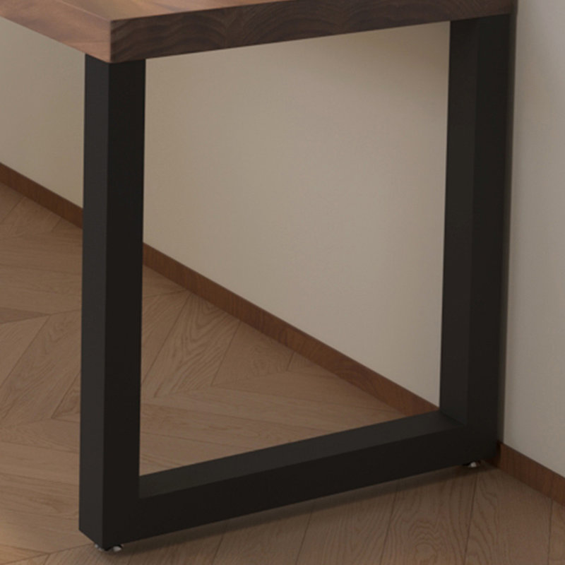 Solid Wood L-Shaped Desk Integrated with Bookcase and Bookshelf, 82.68" H x 94.49" W x 39.37" D