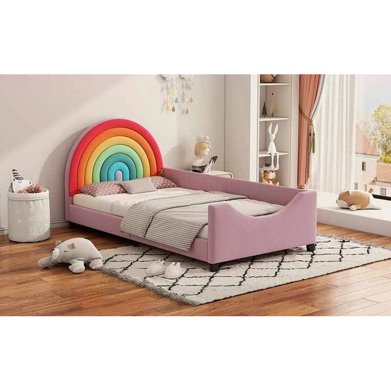 Lit de jour simple rembourré Rainbow