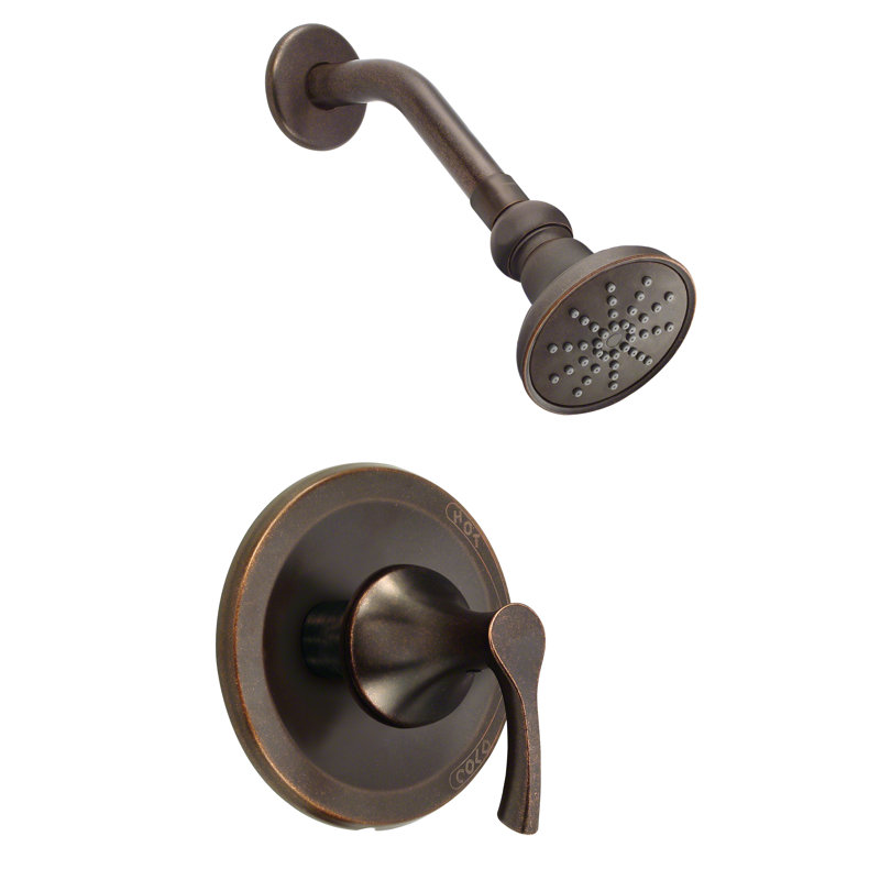 Antioch Thermostatic Shower Faucet, Tumbled Bronze