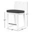 Tabouret de bar avec coussin Camela-973441290-973441302