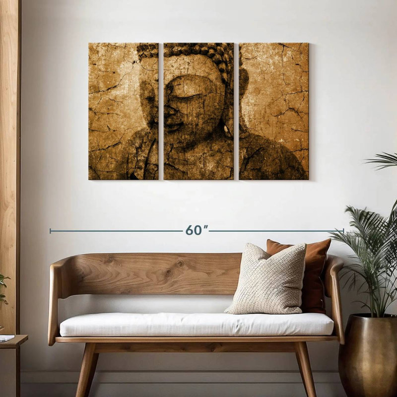 Adella Old Buddha, 28" H x 45" W