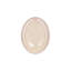 Canvas Home Shell Bisque Porcelain Medium Oval Serving Platter-80258155