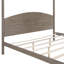 Lit à baldaquin, lit plateforme avec tête de lit et pieds de soutien, cadre de lit-913386288-931773510