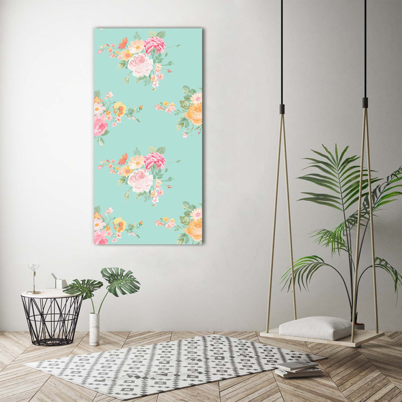 Flowers - Wrapped Canvas Print