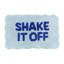 Shake It Off Slogan Scalloped Bath Mat-804816323
