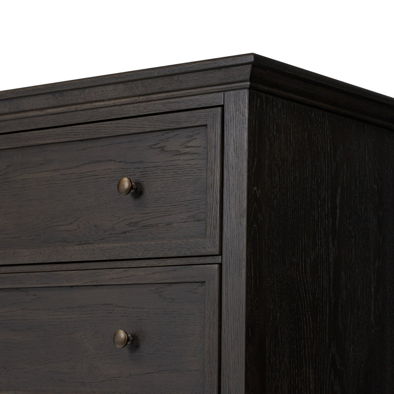 Geoffrey Tall Dresser, Smoked Black