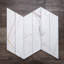 Carreau en porcelaine pour mur et plancher à motif de chevrons 3,14 "x 15,75" Supreme Tile Elegance-65619292