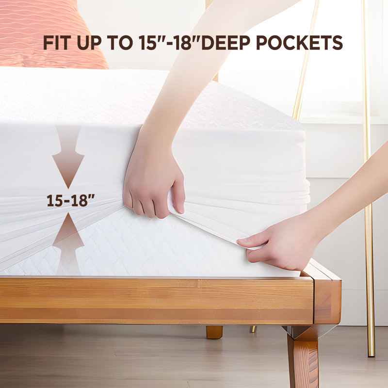 Mattress protector Waterproof and bed bug resistant, safe guarding, Twin