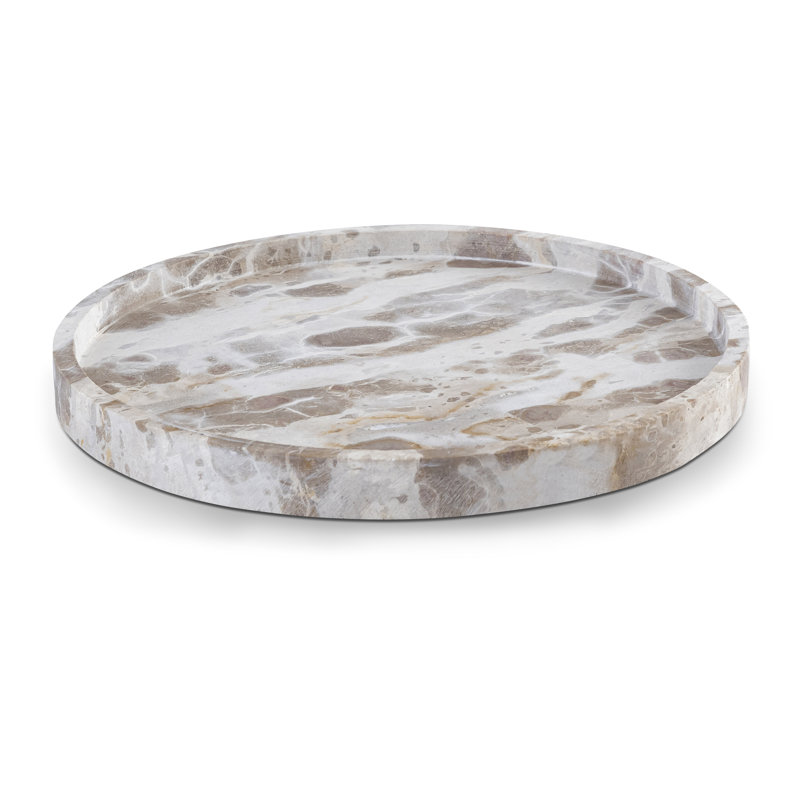 Plateau en marbre Barletta, Beige