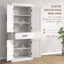 Garde-manger avec tablettes, portes et tiroirs réglables
