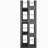 4-Tier Steel Rotating Bookshelf with 360° Wheels, Book Rack-60117729