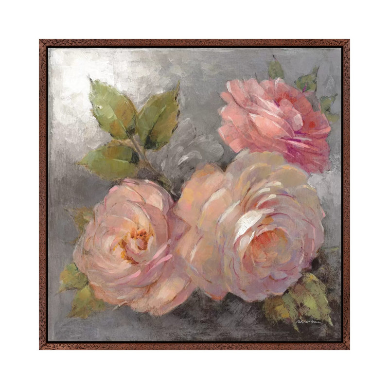 Paris Morning Mist I - Wrapped Canvas Gallery-Wrapped Canvas Giclée, 66.04 cm H x 66.04 cm W, Classic Wood Floater Framed