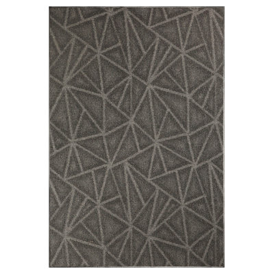 Tapis gris foncé Dibble