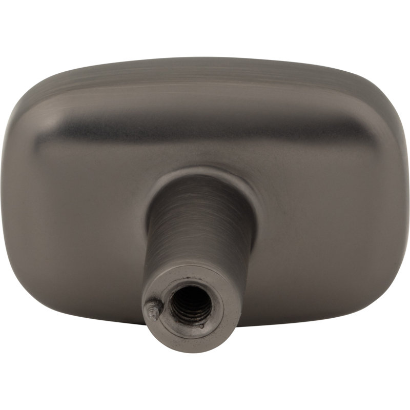 Loxley Oval Knob, Brushed Pewter