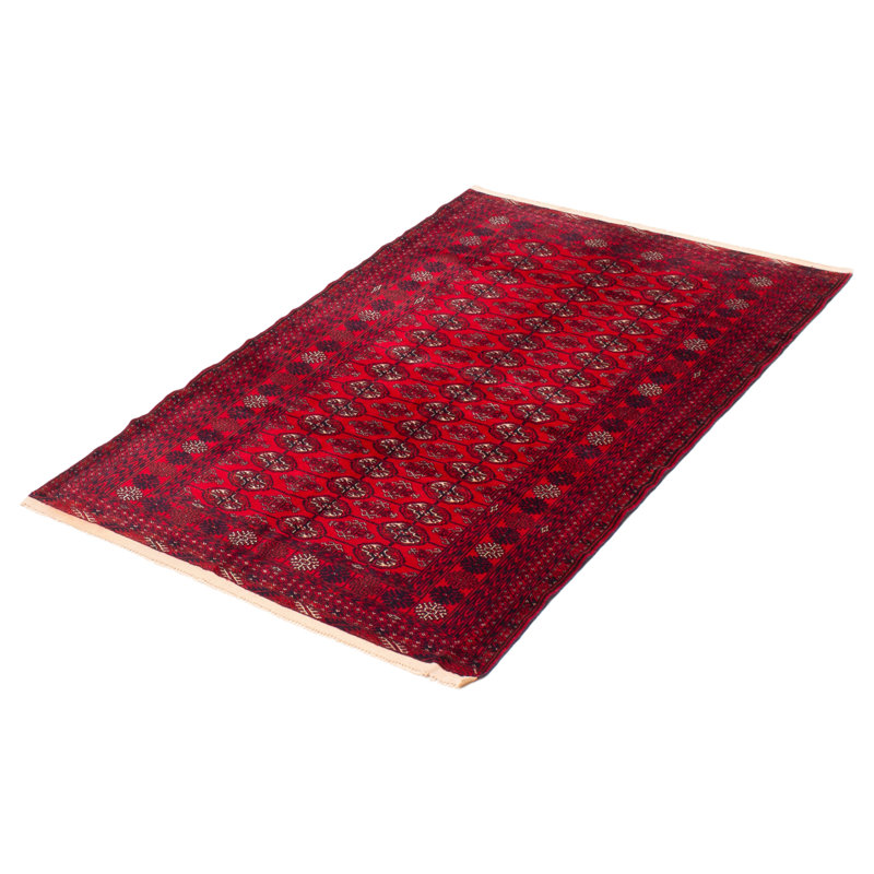 Tapis rouge en laine New Age One-of-a-Kind Rectangle 3 pi 11 po x 5 pi 10 po