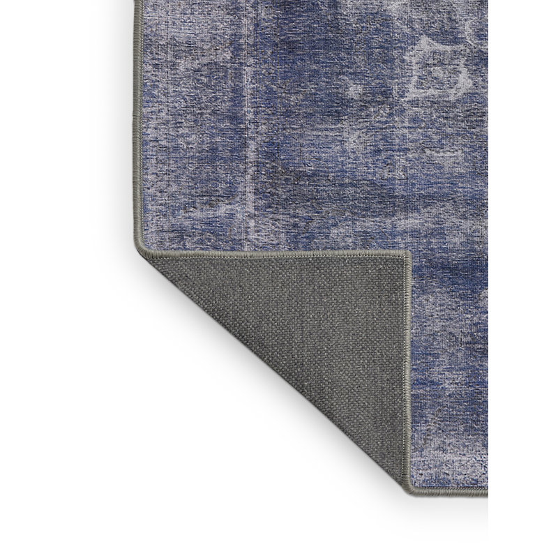 Tapis oriental beige / bleu Sanjuana, Rectangle 5 pi x 7 pi