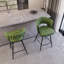° Chaises de bar pivotantes en lin de style moderne pour la cuisine et les bars