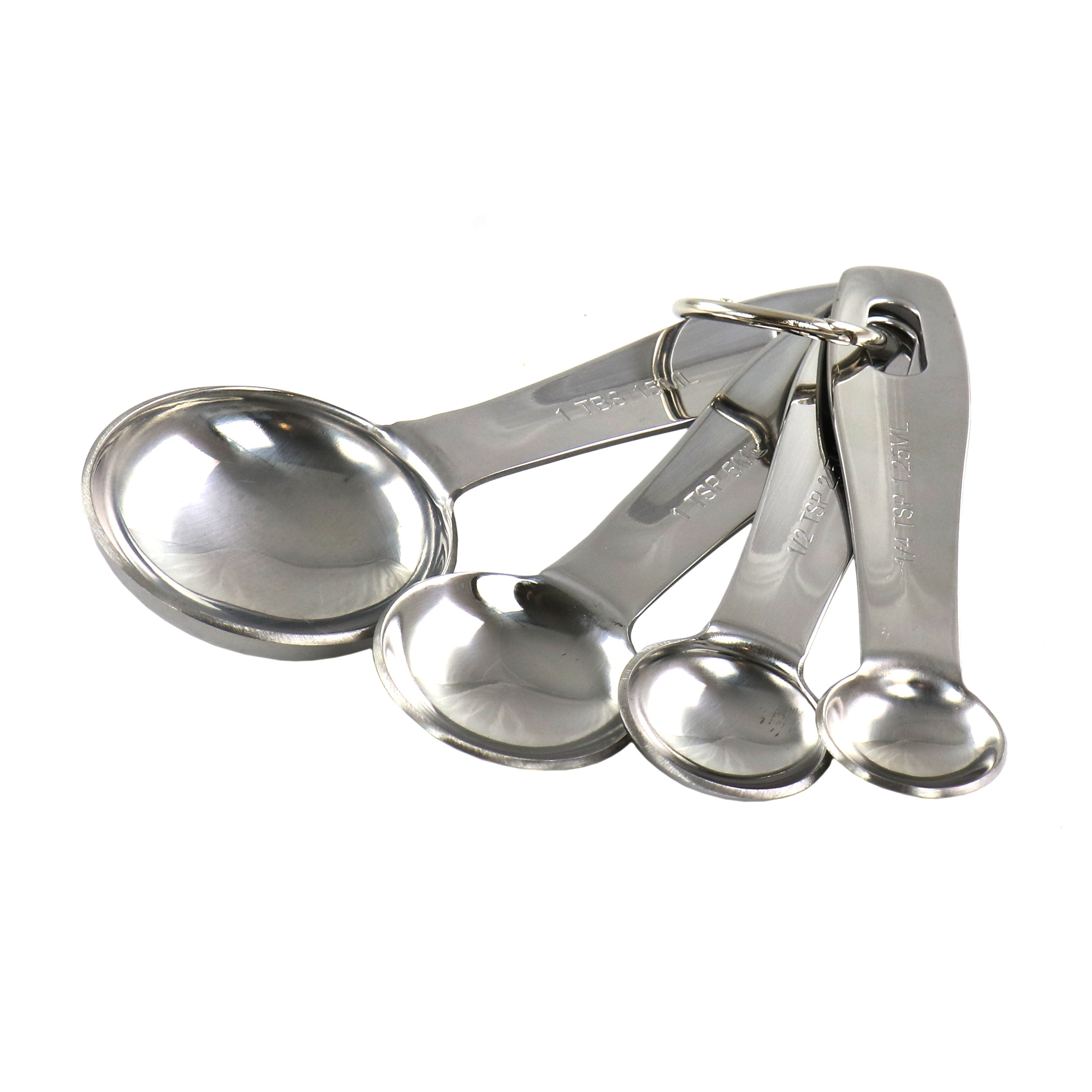 Farberware Farberware Professional Stainless Steel Measuring Spoons, Set Of  4, Stainless Steel