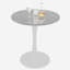 Table basse de 27,56 pouces de diamètre - 28,35 po de hauteur, table d'appoint de salon polyvalente-219447130-219447124