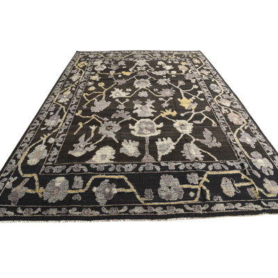 Tapis noir 9 x 12 Pettaway