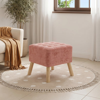 Solid Wood Accent Stool