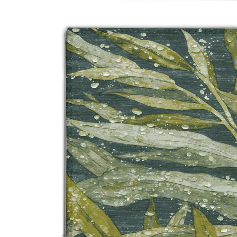 Nature Green Indoor and Outdoor Area Rug, Rectangle 2' x 3'