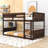 Twin Over Twin Wood Bunk Bed-319895525