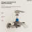 Wall Mount Tub Faucet Roman Bathtub Filler with Handheld Shower-114216933