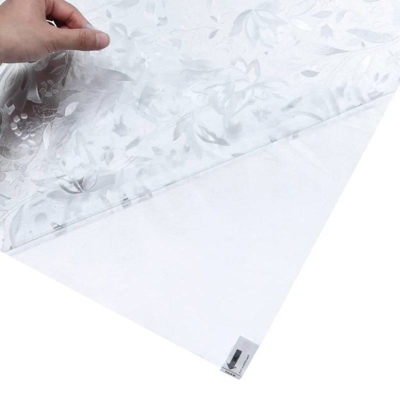  Window Film Set Of 4 Frosted PVC 35.4 X 196.9 In