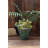 CERAMIC FROGS AND SNAILS VASE