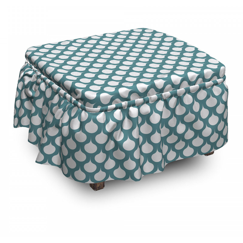 Housse pour repose-pieds tile tiles
