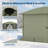 13' x 13' Hexagonal Pop-Up Gazebo Tent with One-Push Setup, Removable Mesh Panels & Wind Cloths, Outdoor Canopy Shelter for Camping, Backyard Parties, and Events-124611356-124611357