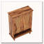 Armoire-bar avec rangement 25,92 "avec 2 portes et tablettes
