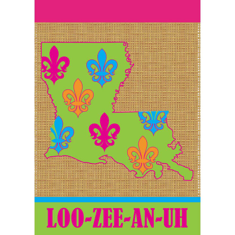 Drapeau de jardin en polyester Carnegia, 18 po x 13 po